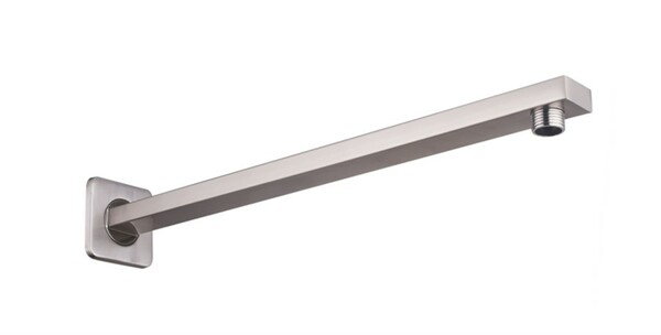 [R-39-15"-SC] Brazo Alan 15 para Regadera Y Chapetón Acero Inoxidable Satín