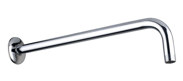 [R-39-20-SR] Brazo Alan 20 Regadera Y Chapetón Acero Inoxidable Satín
