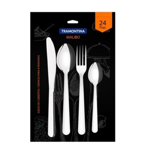 [32200205] Juego De Cubiertos Acero Inox 24 Piezas
